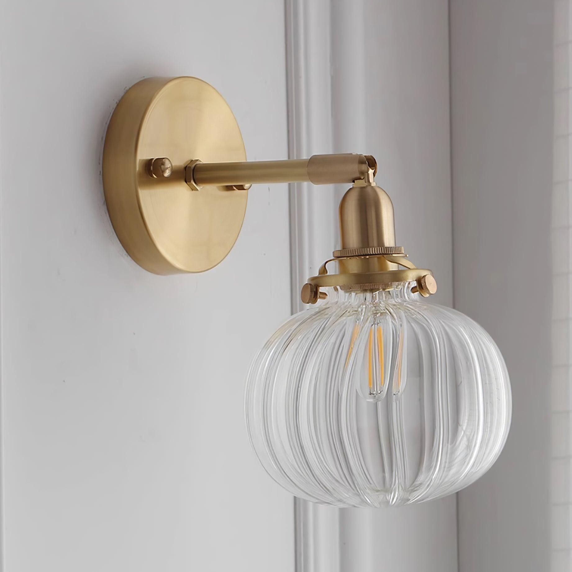 Eenvoudige hal entree pompoenpatroon wandlamp HL771