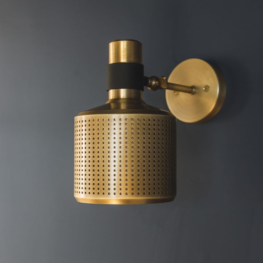 Nordic Brass verstelbare Riddle wandlamp HL1272