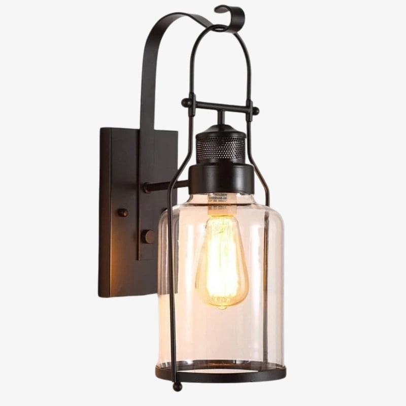 Ivoran Vintage industriële wandlamp - waterdichte wandlamp voor buiten HL1816