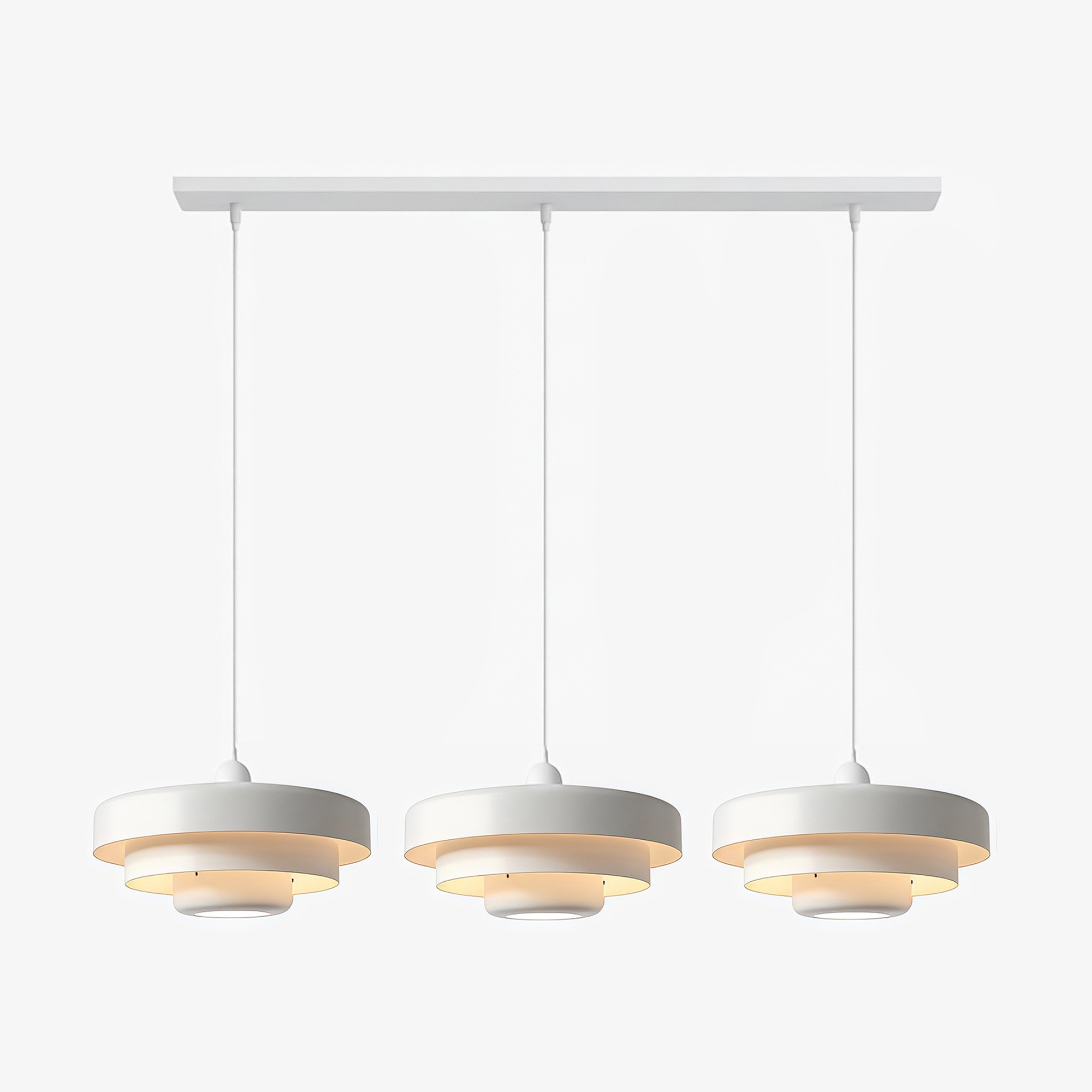 Macaron Disc Hanglamp - Scandinavische Meerlaagse Hanglamp van Metaal voor de Keuken HL179