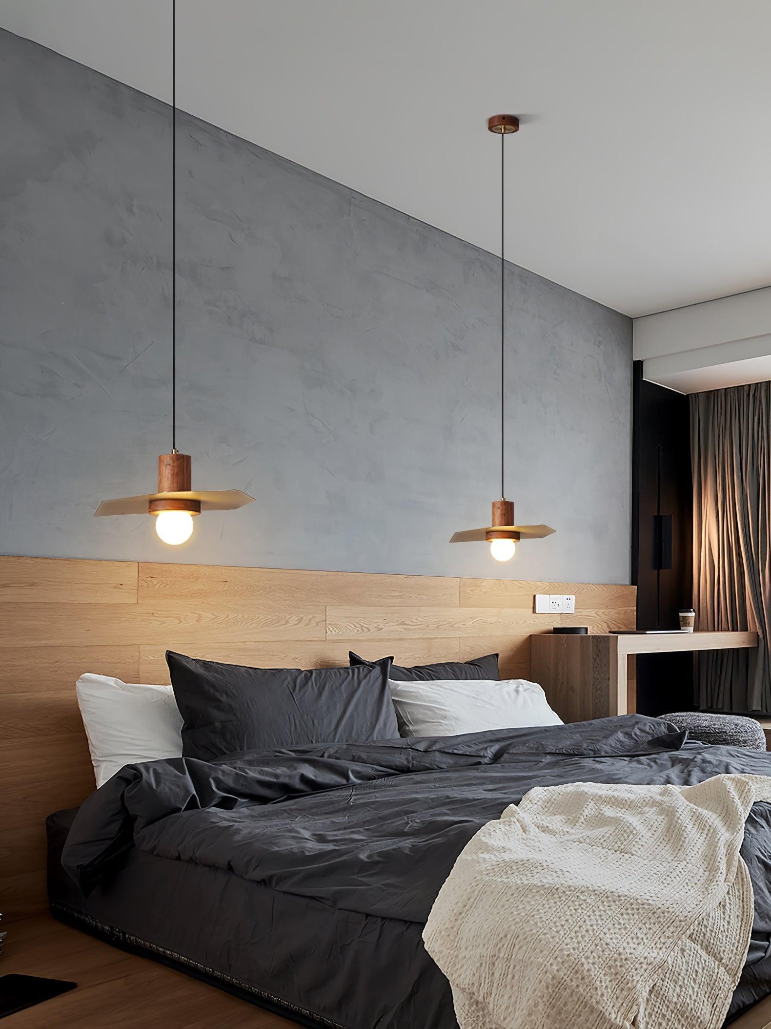 Walnoot Koper Jupiter Hanglamp HL983