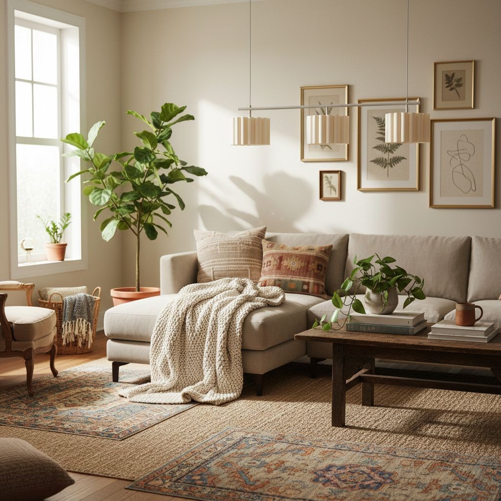 Velura Lineaire Hanglamp - Natuurlijke Linnen Kap voor een Warme Sfeer HL2271
