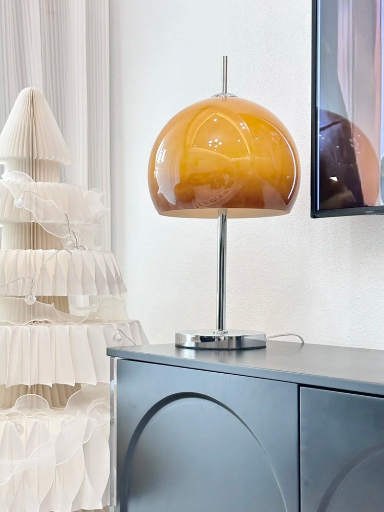 Moderne creatieve vintage paddestoel Bauhaus glazen tafellamp HL848