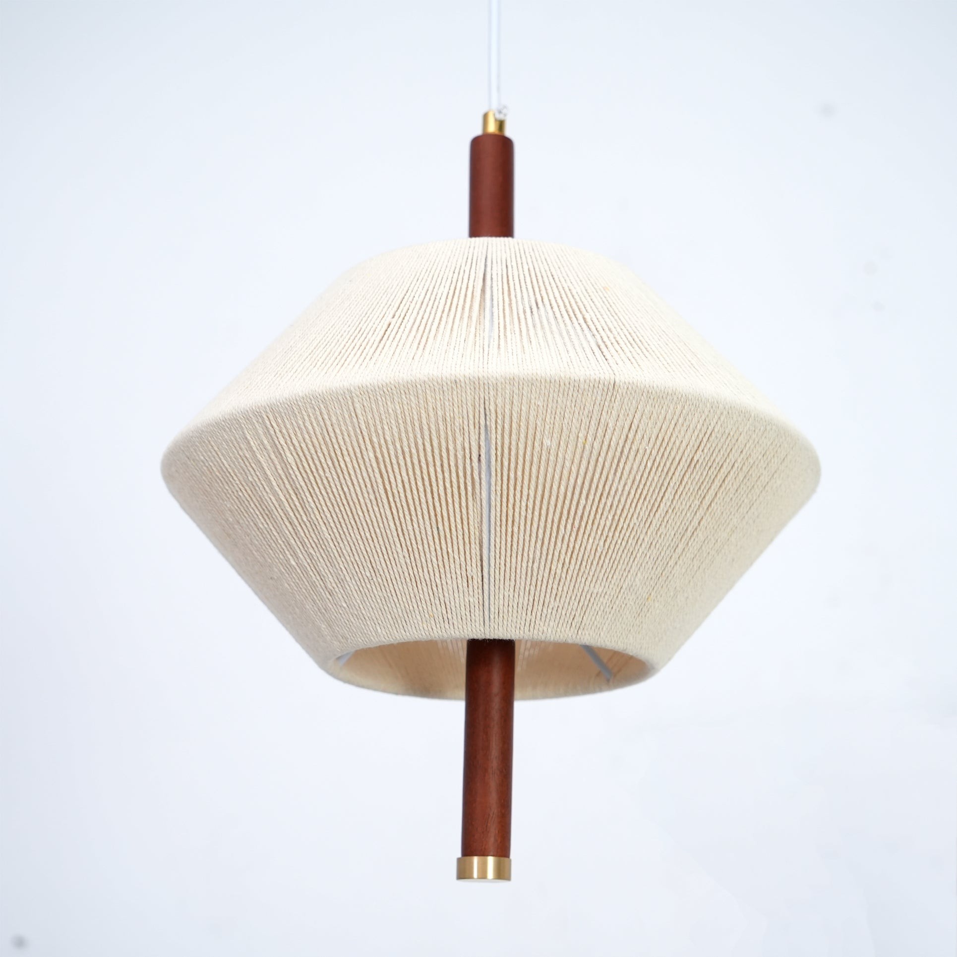 Japanse Wabi-Sabi-stijl geweven stoffen hanglamp HL880