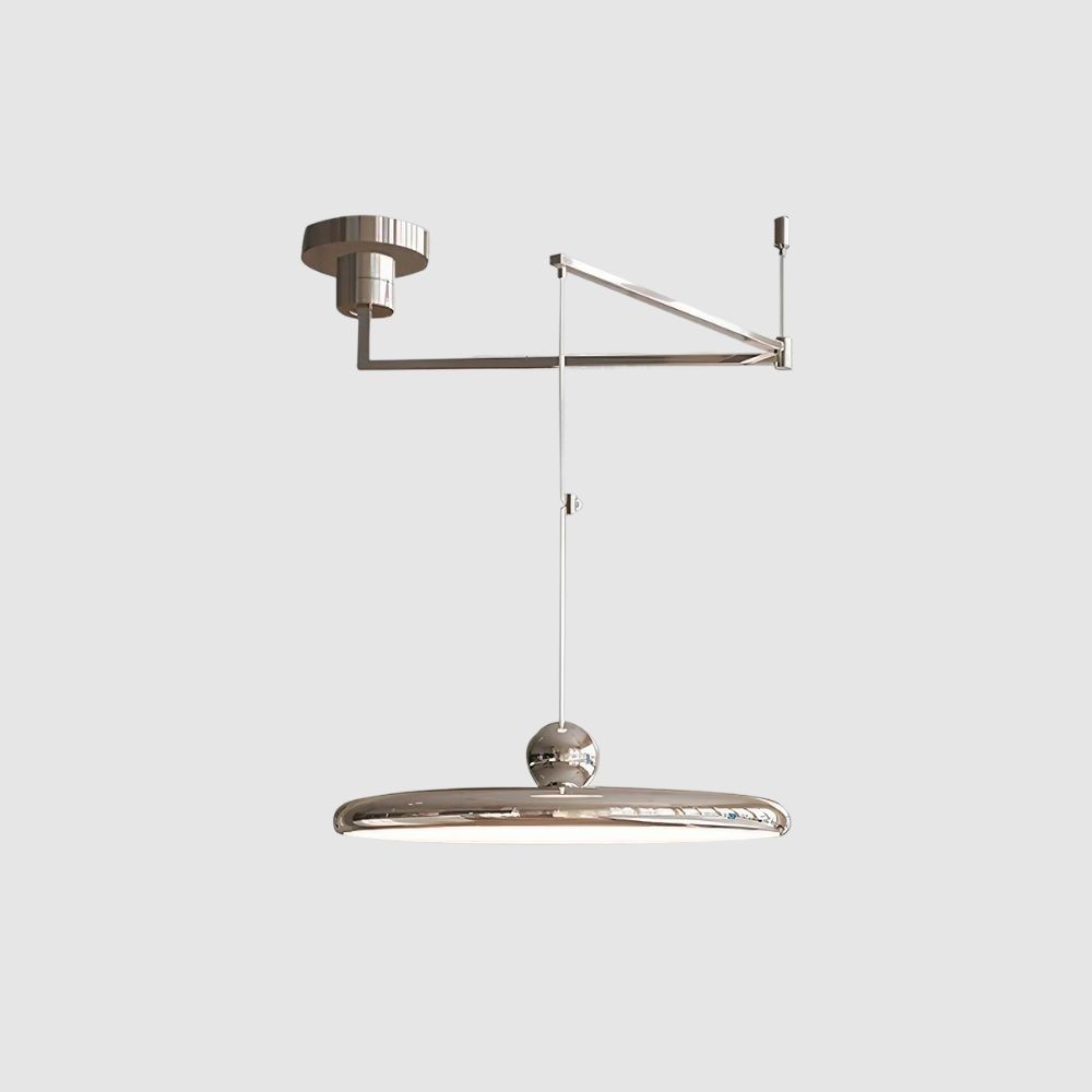 Eenvoudige moderne verstelbare hanglamp met zwenkarm HL885
