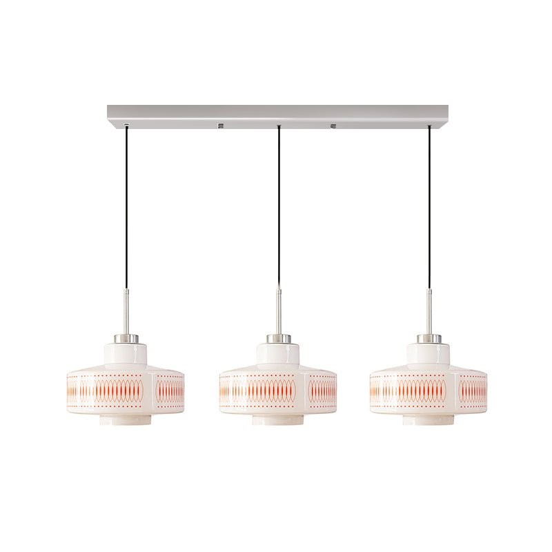 Moderne glazen hanglamp in de vorm van een kalebas HL354