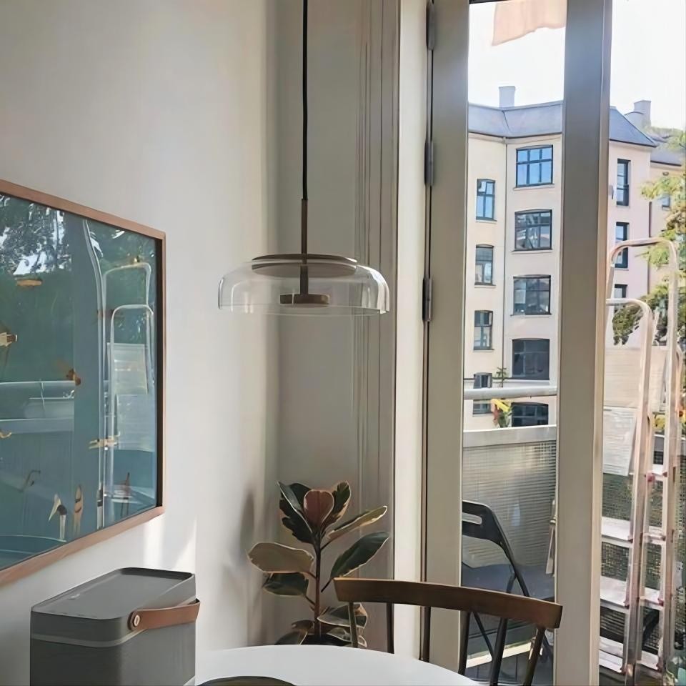 Blossi Ronde Glas Hanglamp Eettafel