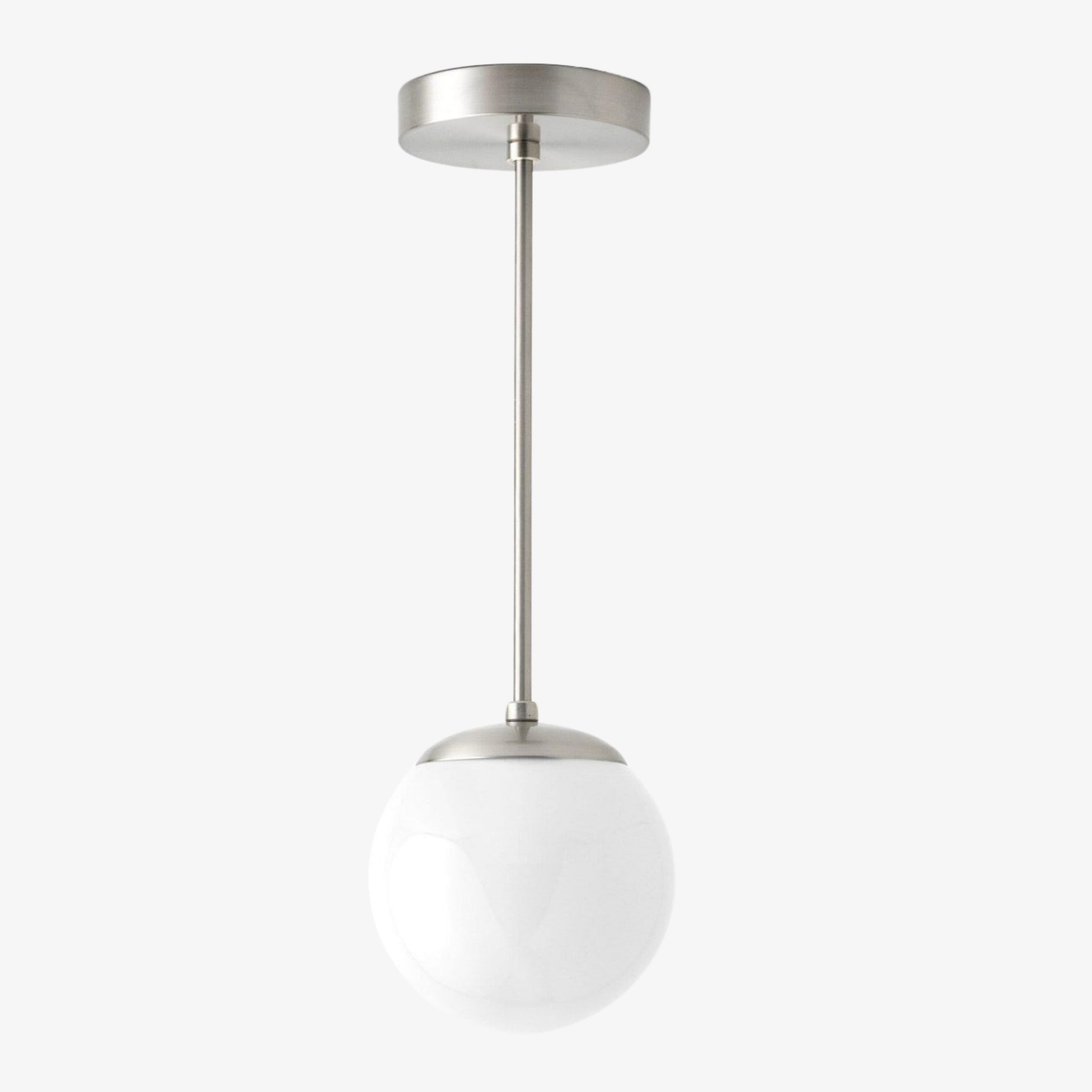 Glorica Glazen Witte Bolvormige Hanglamp - Mid-Century Modern Glazen Hanglamp HL1672