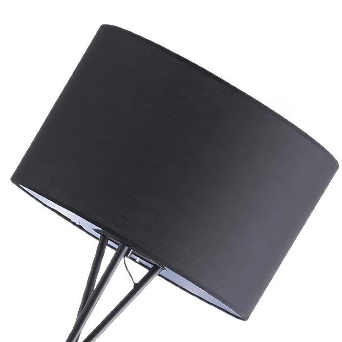 Uptown zwarte driepoot vloerlamp