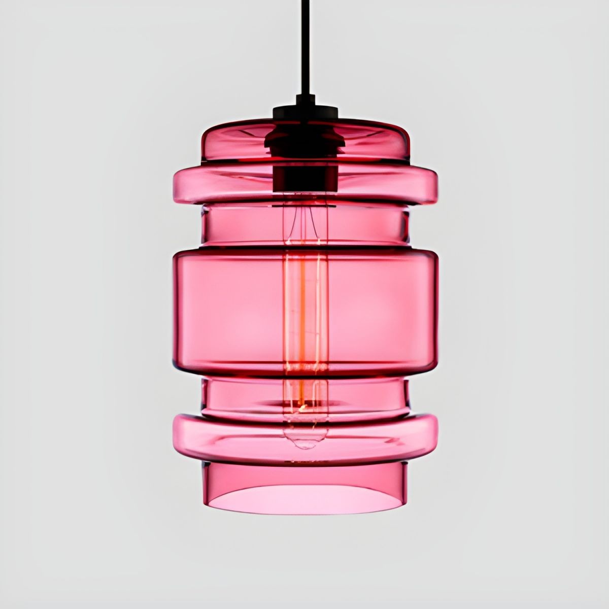 Hanglamp in de Crystalline-serie - Geblazen Glas Veelkleurige Glazen Hanglamp HL1056