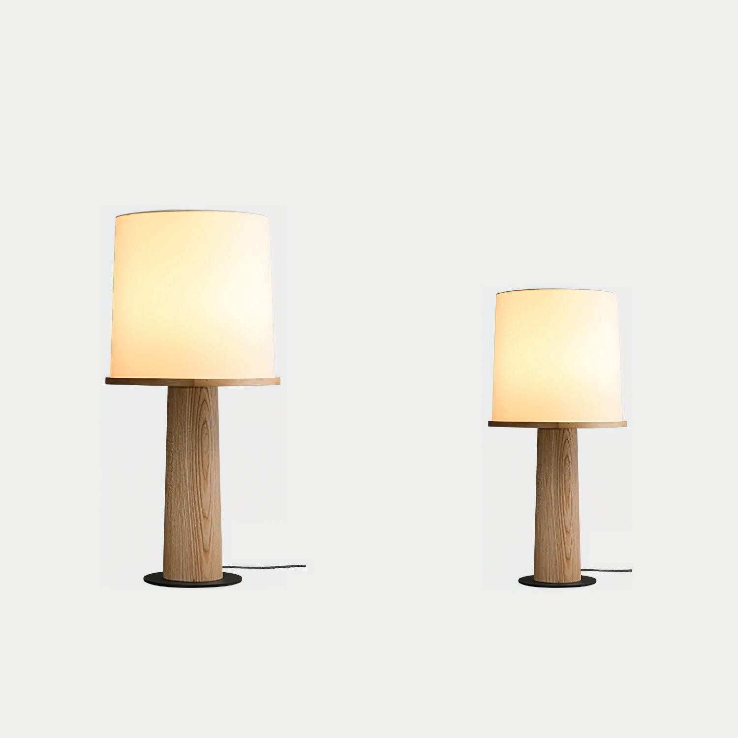 Modieuze licht- en schaduwfles tafellamp HL579