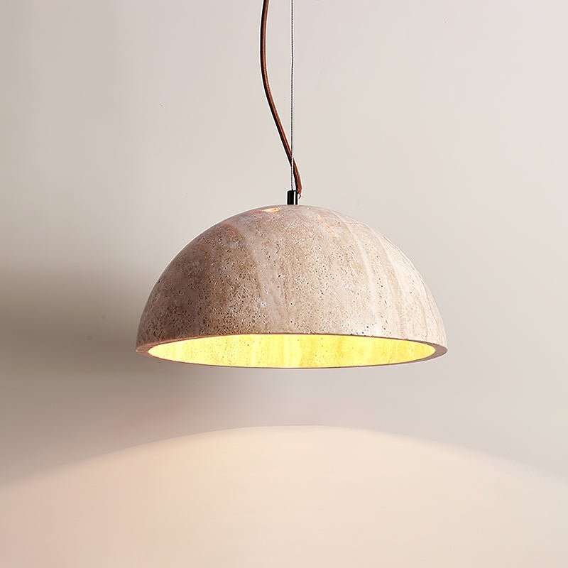 Travertine Creatieve Halfronde Hanglamp HL473