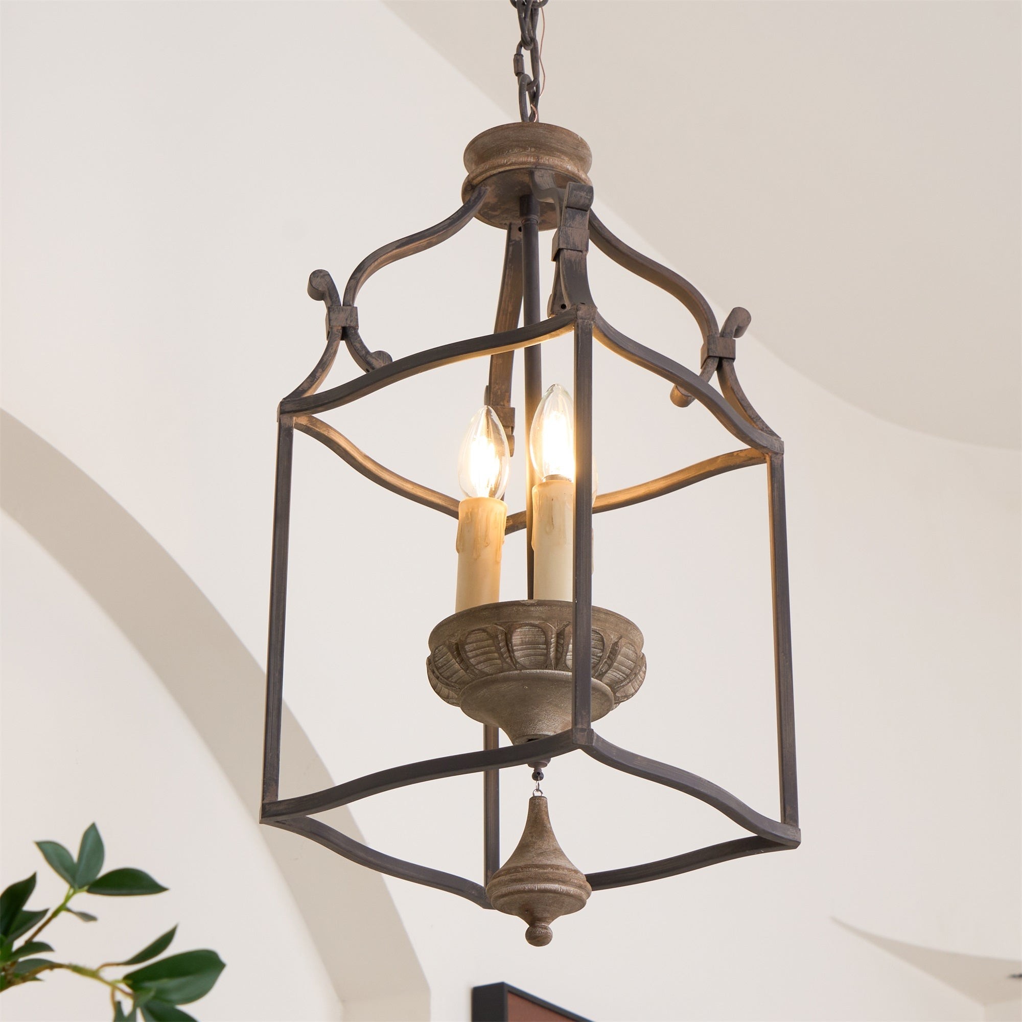 Traditionele kroonluchter in vogelkooi-vorm HL3078