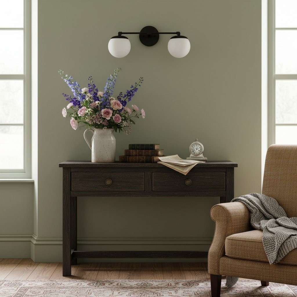 Glorica Glazen Badkamerlamp - Art Deco Messing Wandlamp Modern HL1754