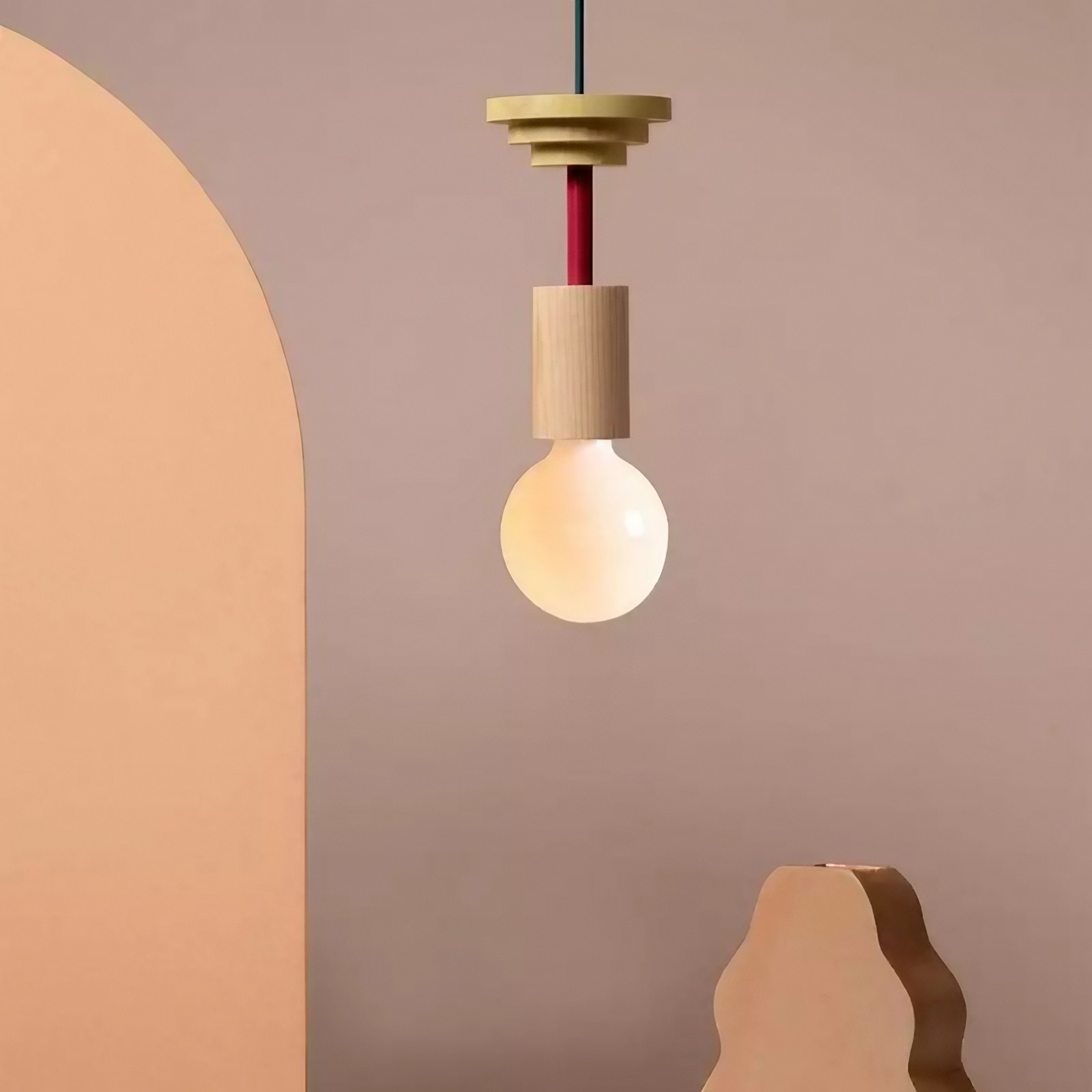 Nordic Geometrische Kleurrijke Design Hanglamp HL295