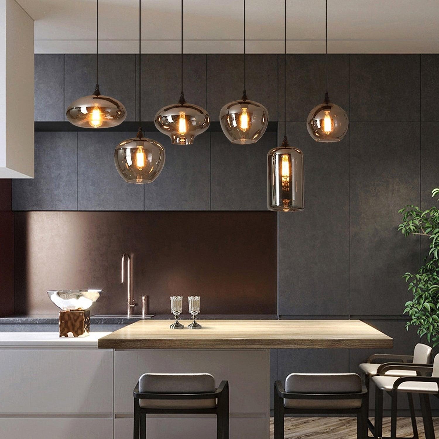 Flesvormige hanglamp HL2916