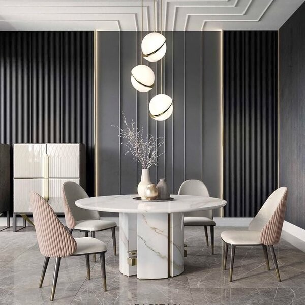 Crescent Opalen Bol Hanglamp