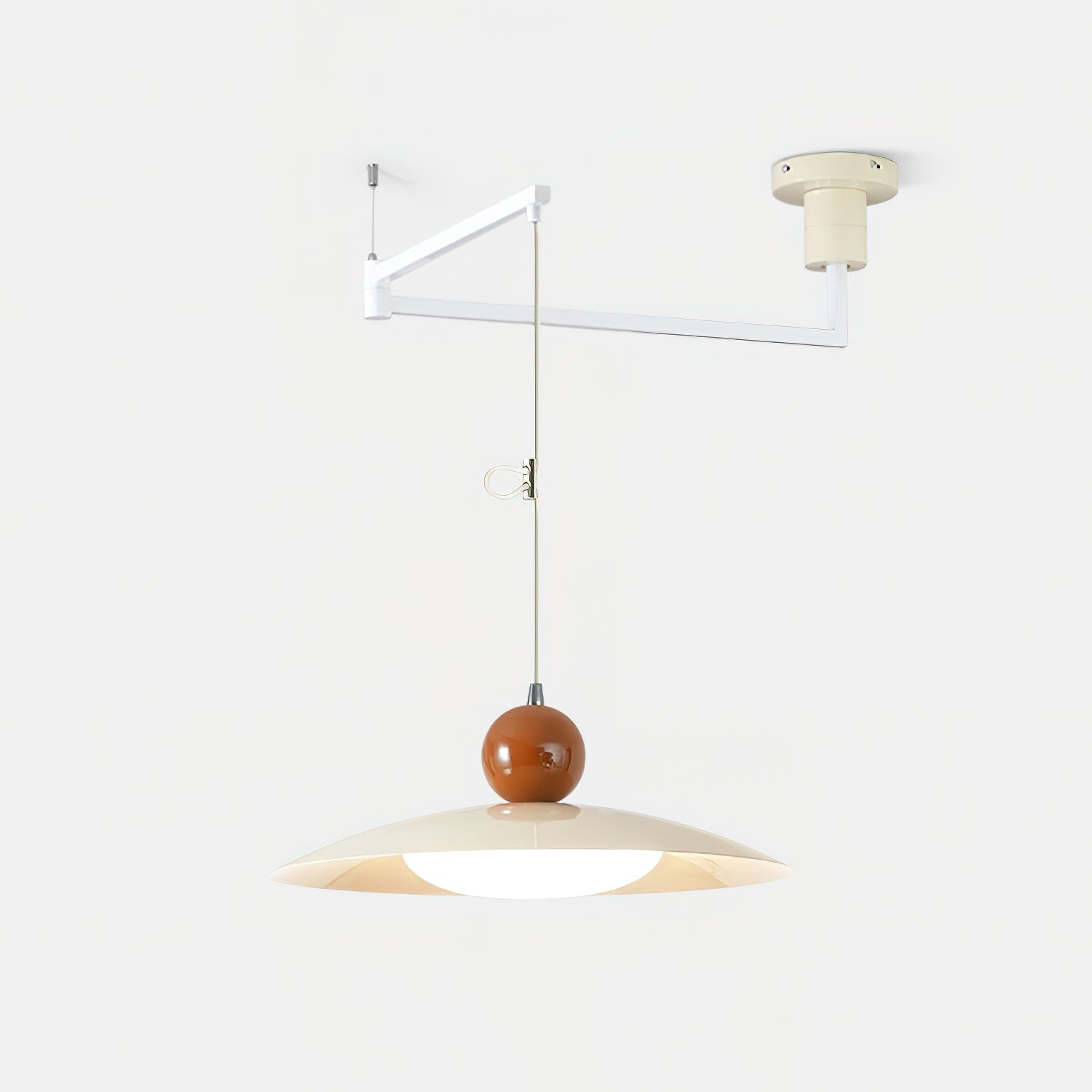 Nordic Flying Saucer Swing Arm Beweegbare Hanglamp HL789