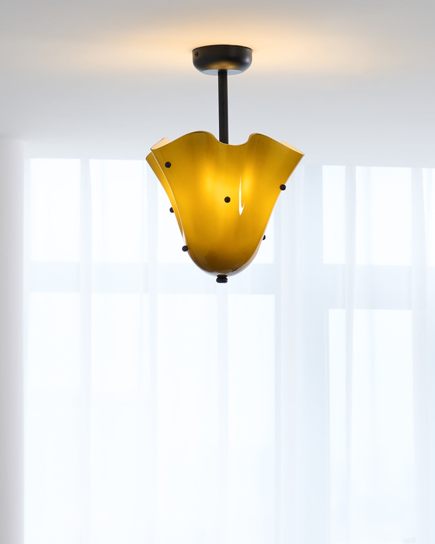 Bellina Decoratieve Glazen Plafondlamp - Moderne Sculpturale Plafondlamp HL1645