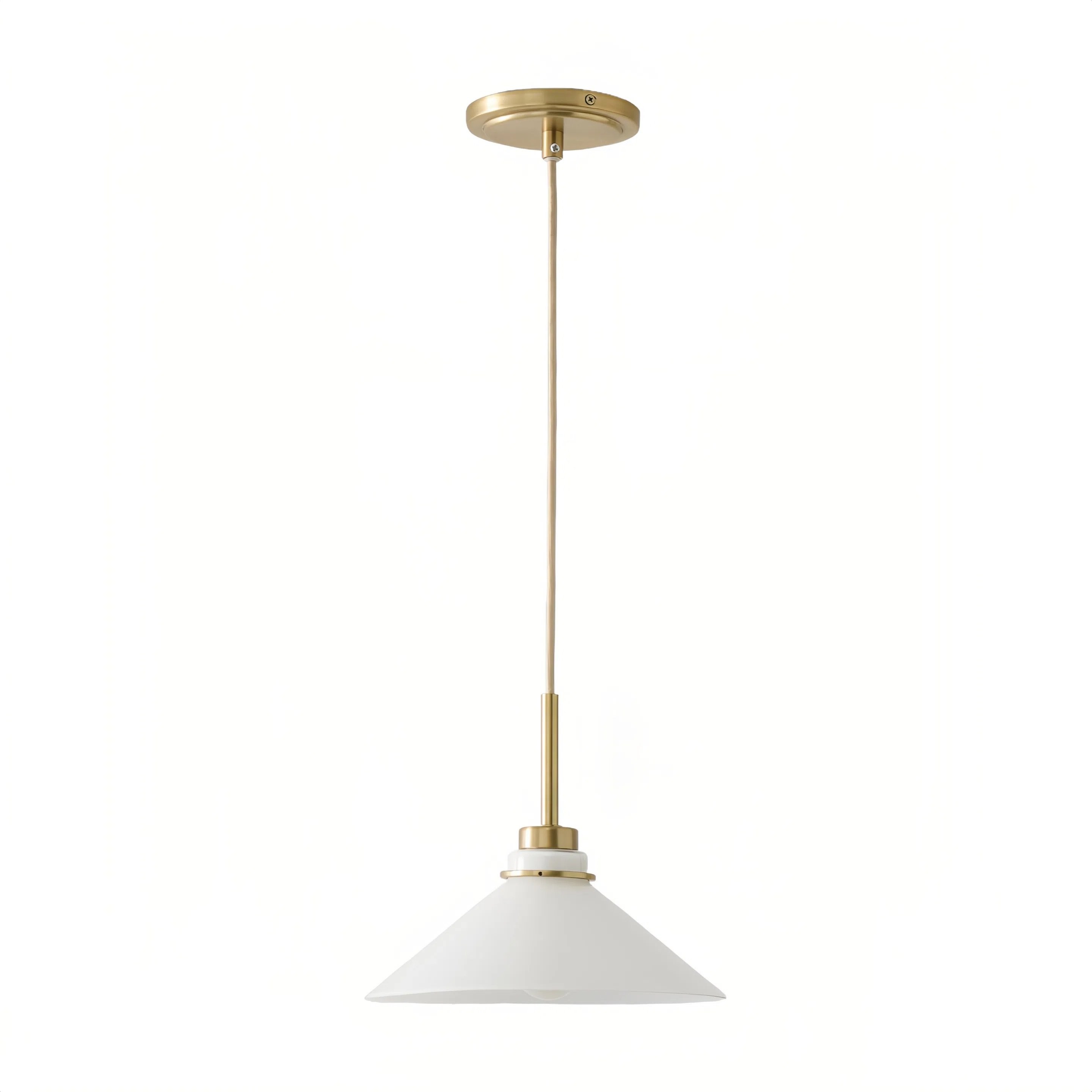 Aurenza Moderne Boerderij Hanglamp - Verstelbare Kap voor Warme Sfeer HL1647