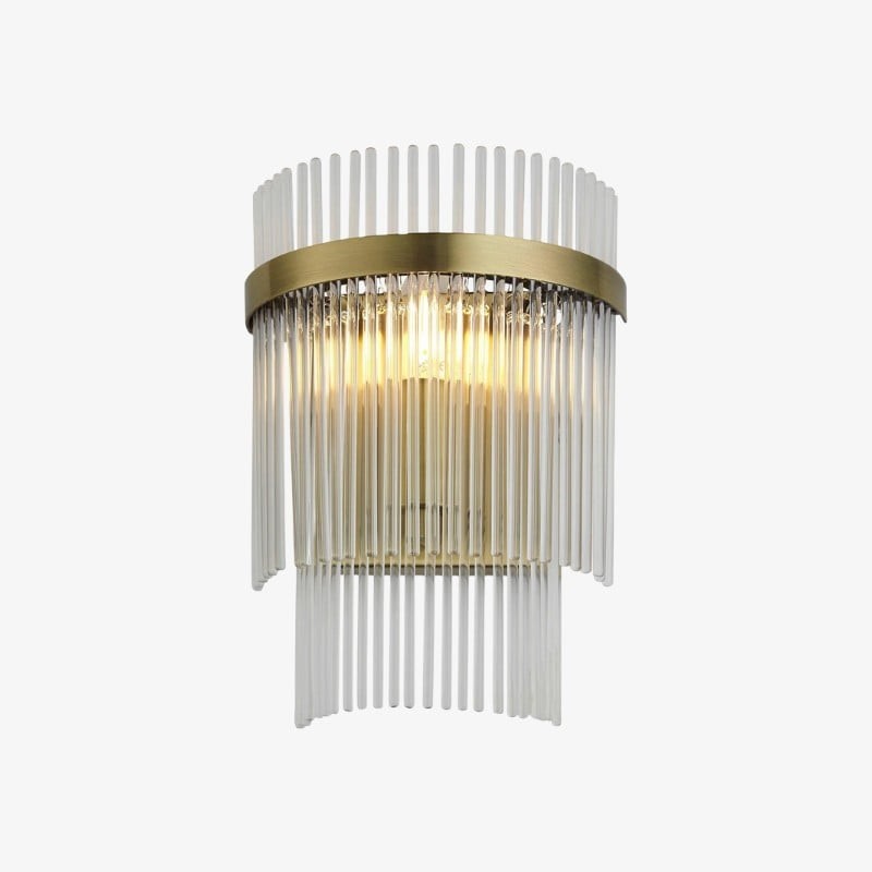 RibGlow Minimalistische Wandlamp met Glazen Staaf - Elegante Decoratieve Wandlamp voor Thuis HL2061