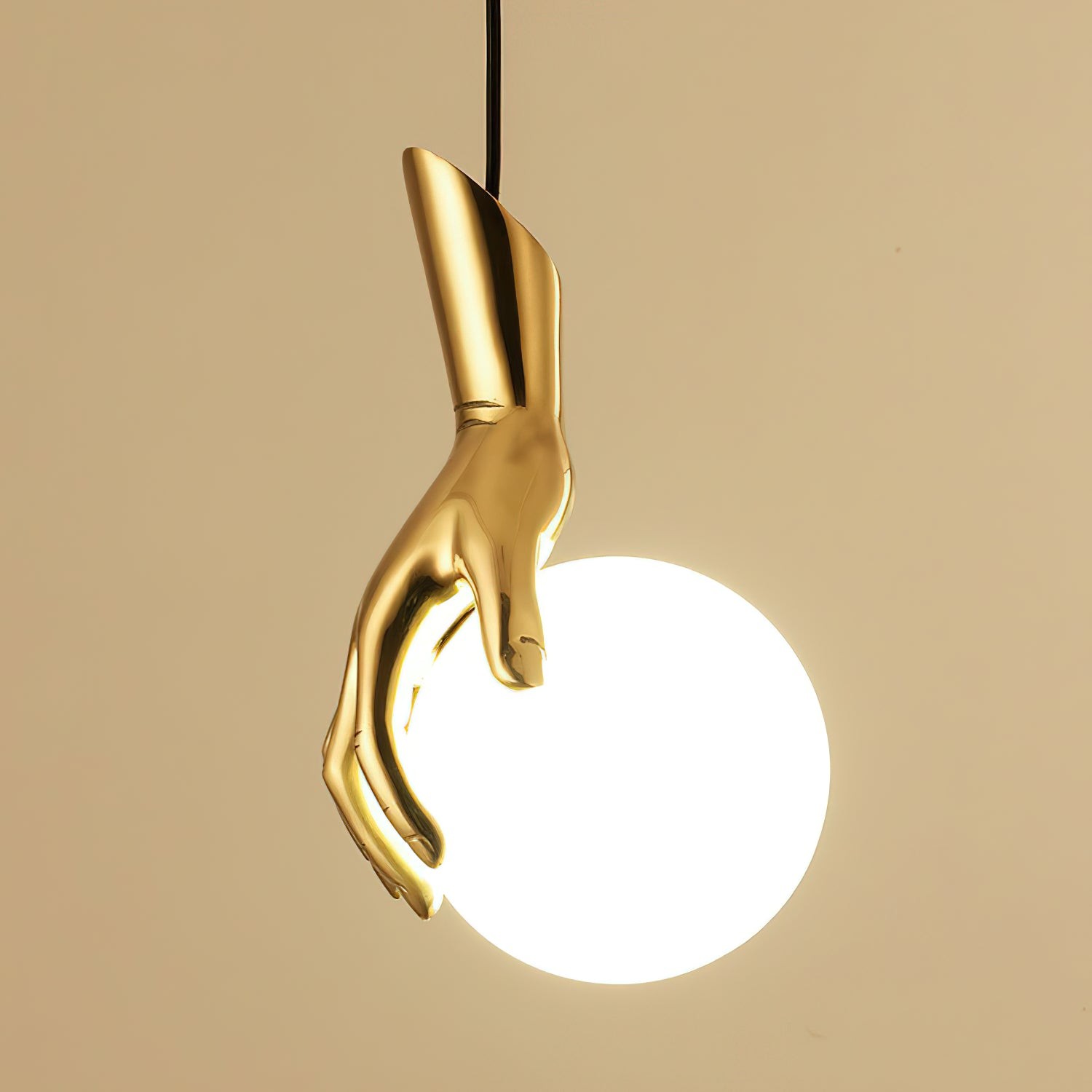 Hanglamp met bolvormige hand en hand HL3004