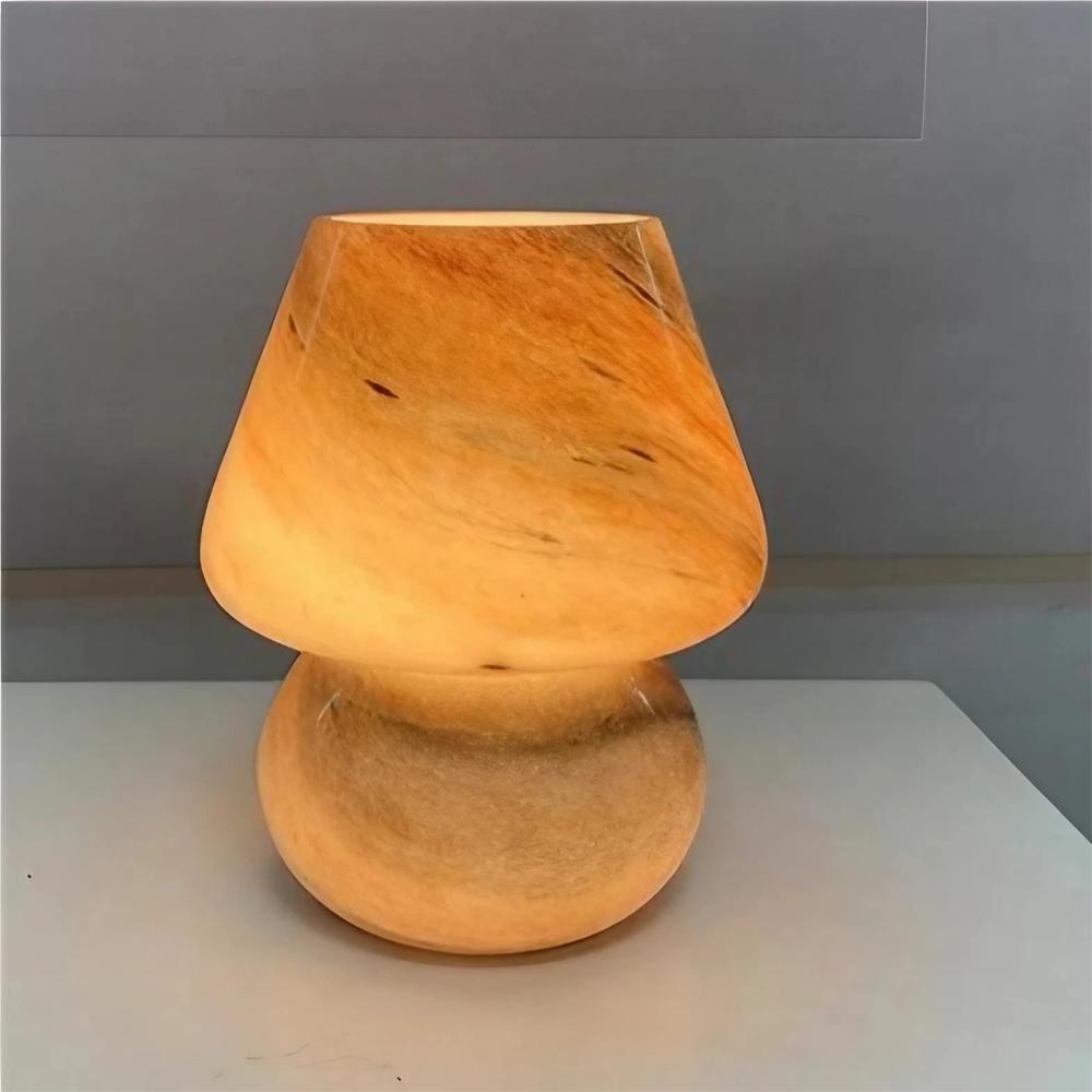 Planet Handgemaakte Glazen Paddestoel Tafellamp HL180