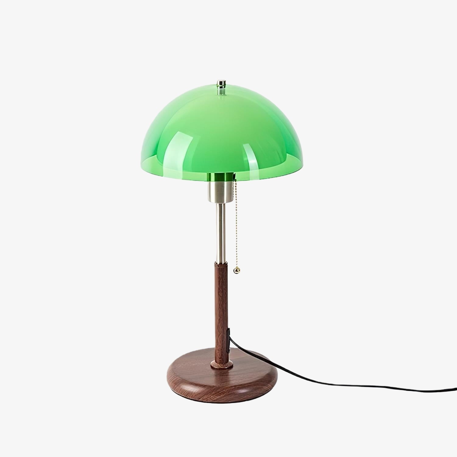 Afterglow tafellamp met ronde kap, accentlamp voor naast het bed - moderne retrostijl voor de slaapkamer HL2361