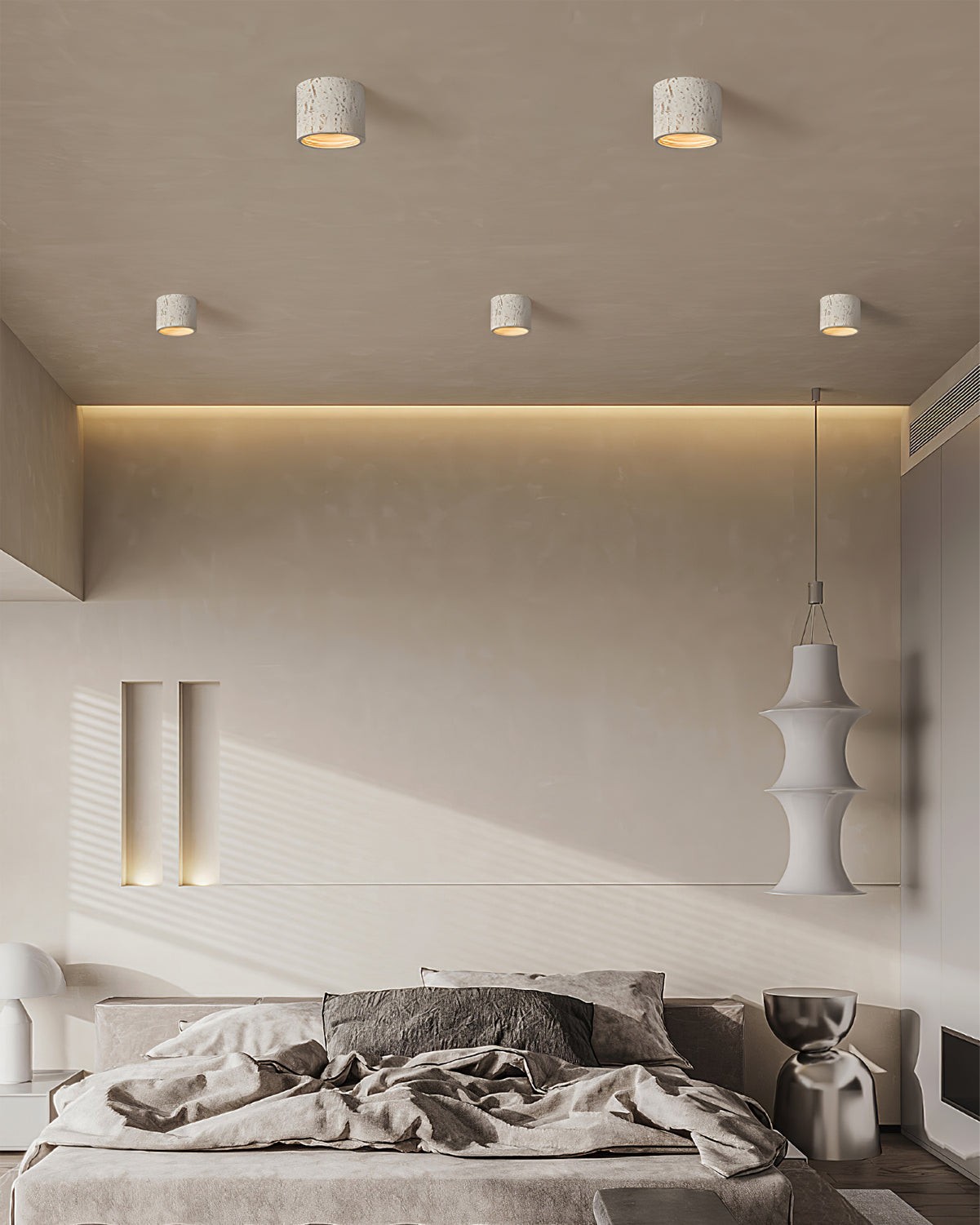 Moderne Wabi-Sabi cilindrische plafondlamp HL513