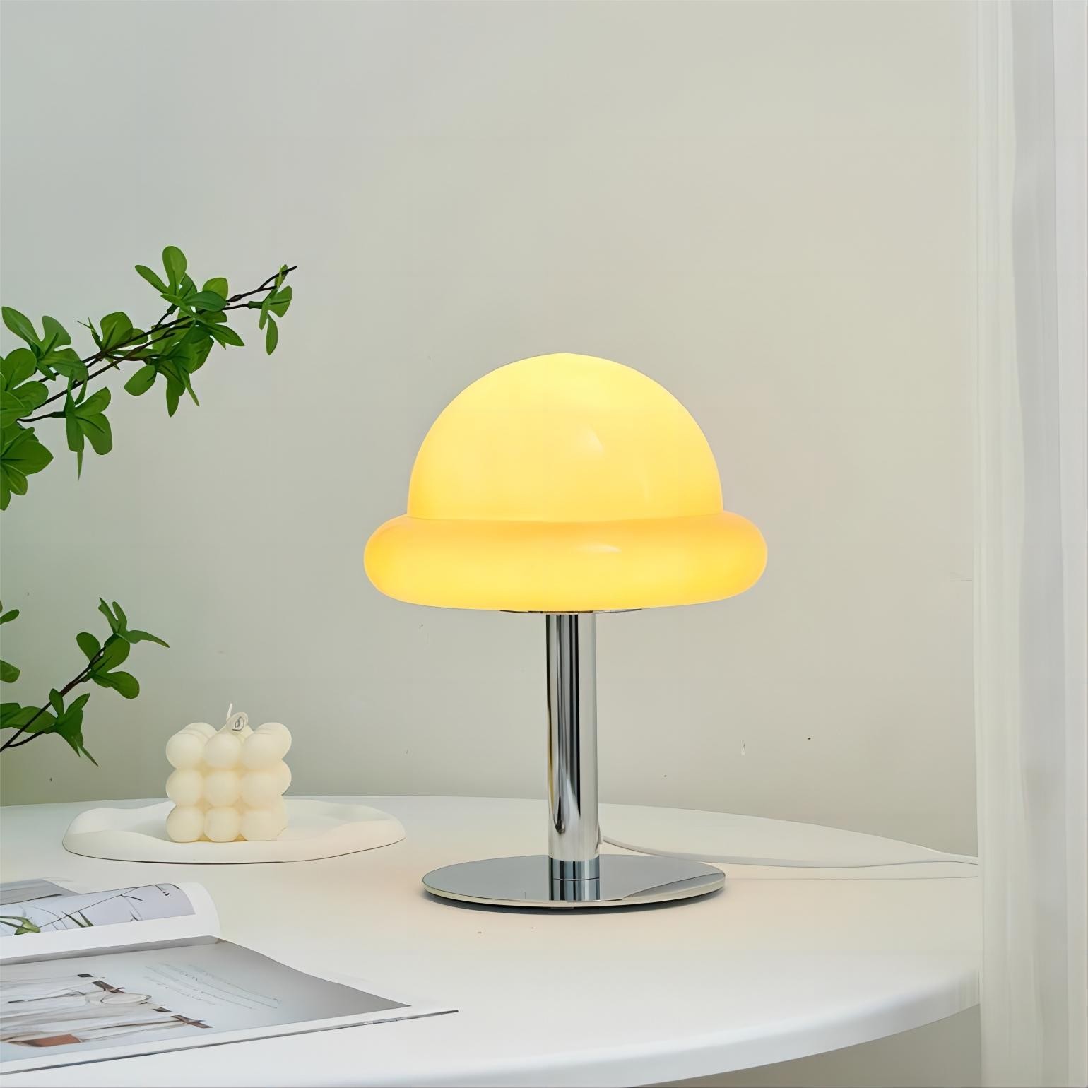Morandi Glazen Bauhaus Eiertafellamp HL111