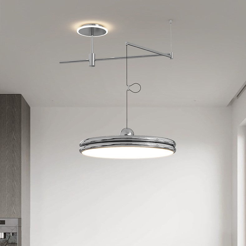 Vliegende schotel hanglamp met beweegbare arm HL1311