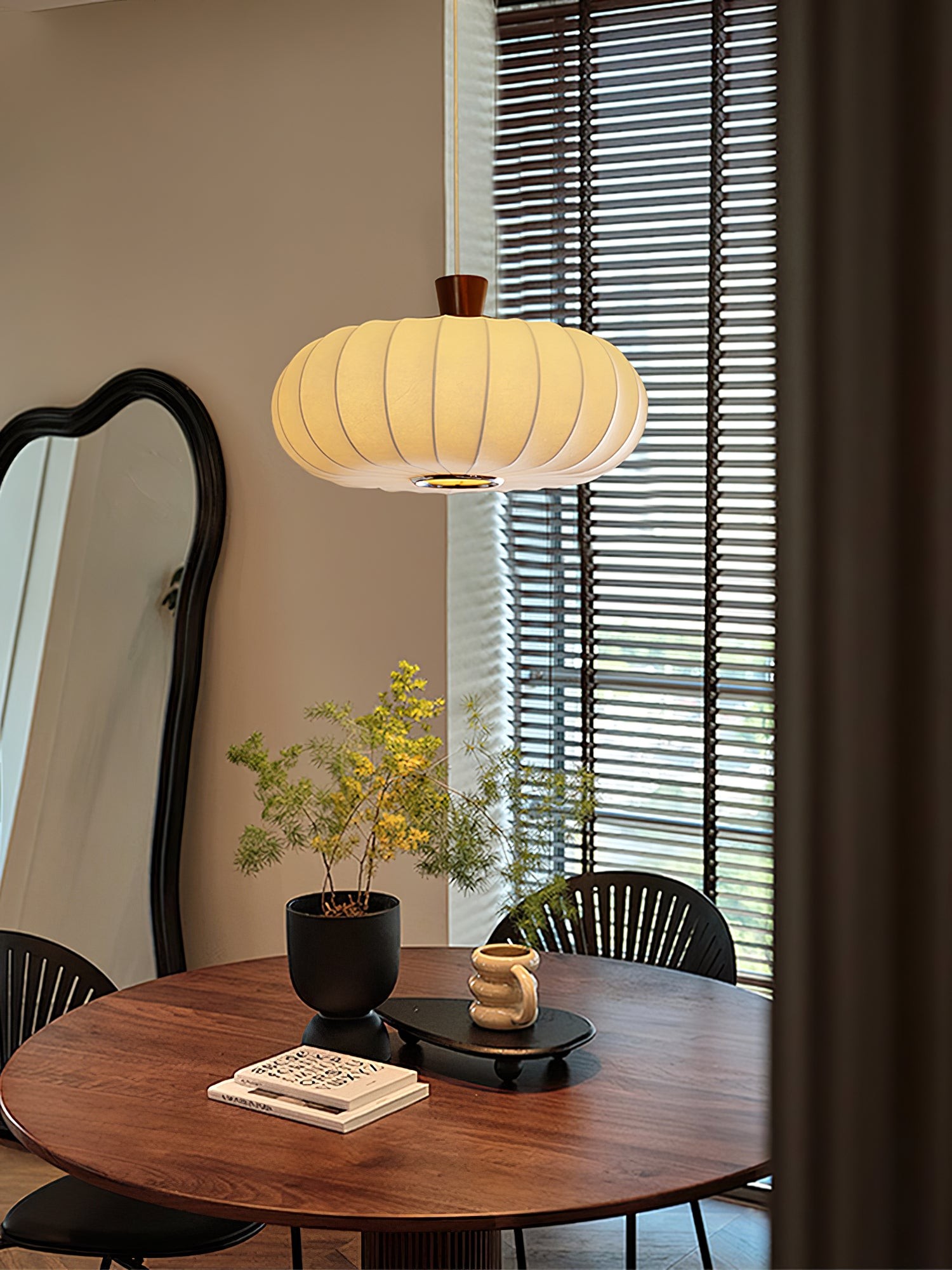 Klassieke zijden lantaarn hanglamp HL740