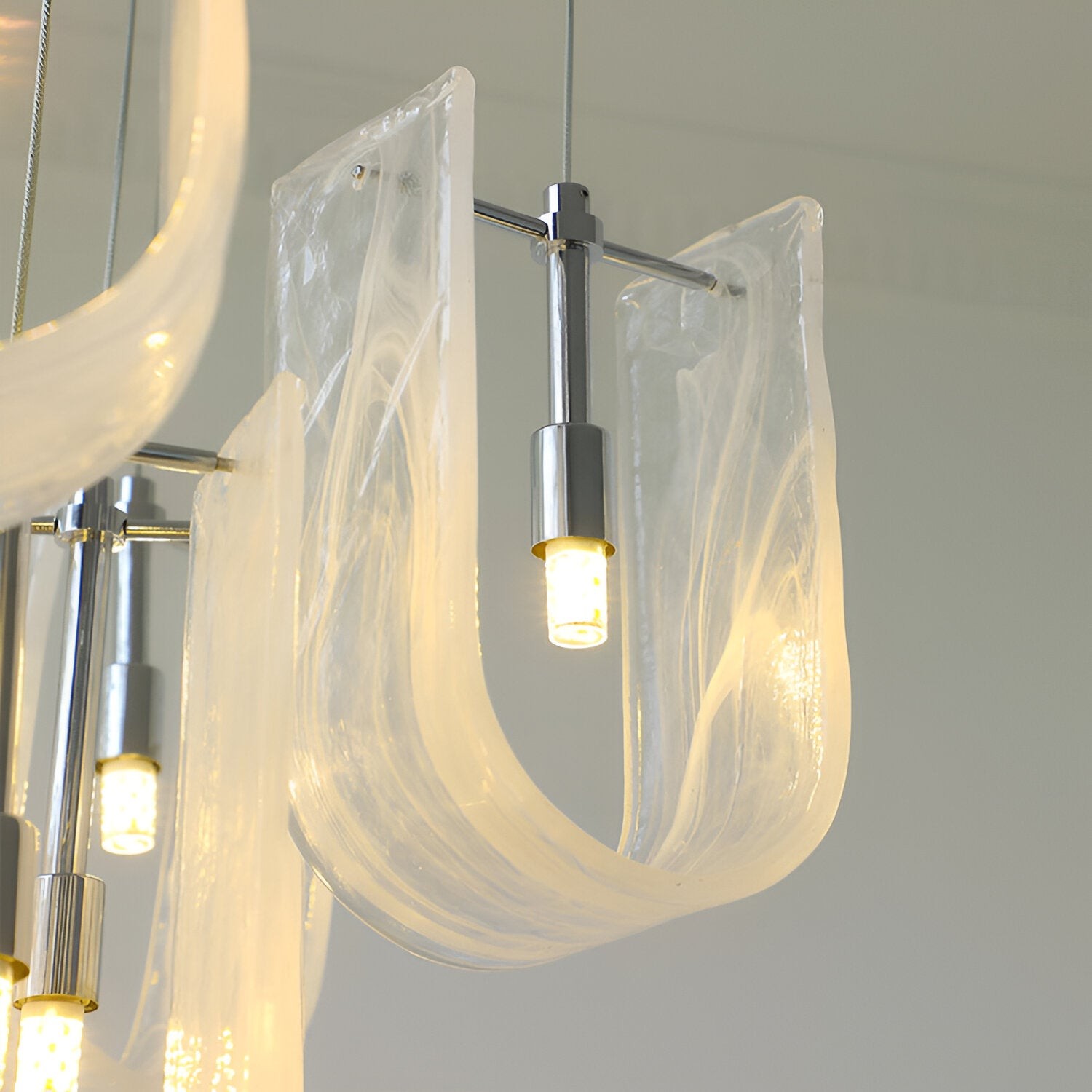 Italiaanse lichtwolk glazen kroonluchter HL1217