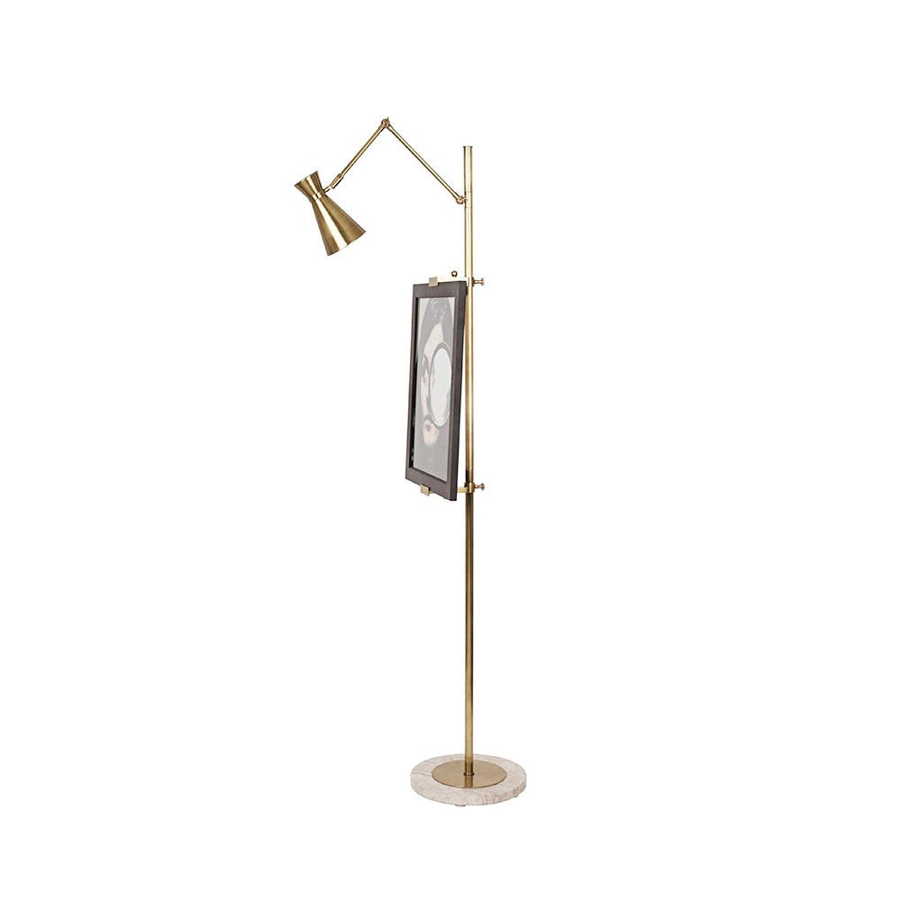 Met frameondersteuning staande lamp HL1201