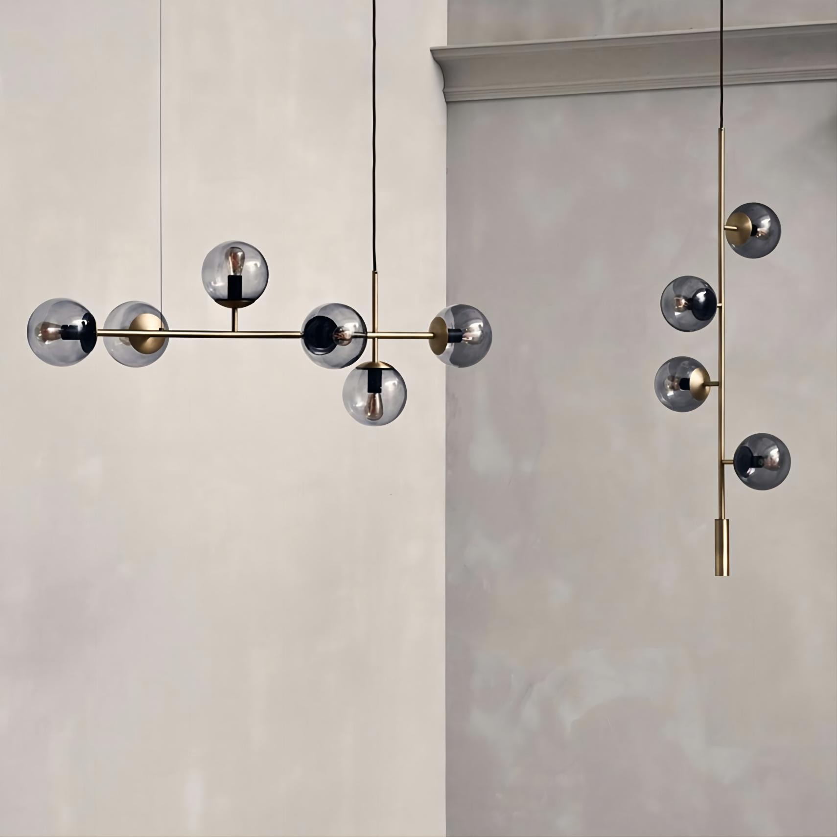 Orb moderne glazen bol hanglamp voor woonkamer