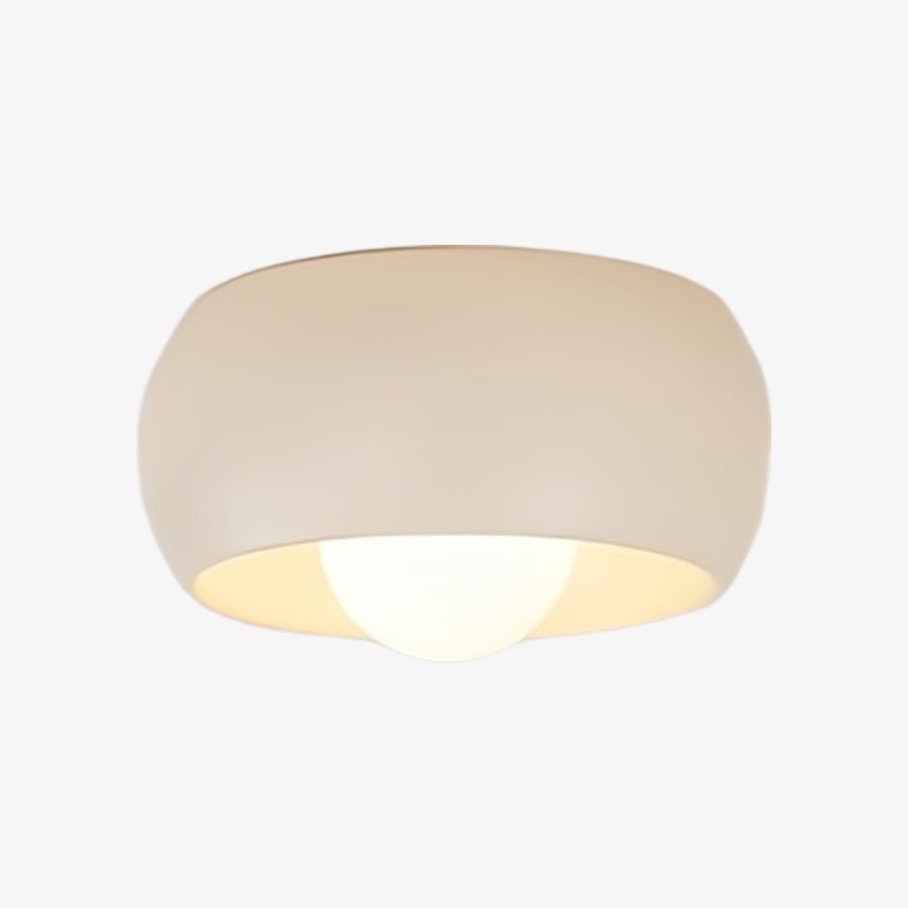 Aurelox ronde plafondlamp met vlakke montage, strak geometrisch ontwerp - moderne binnenverlichting HL2483