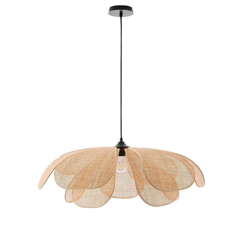 Rustieke rotan bloemblaadje design kroonluchter HL126
