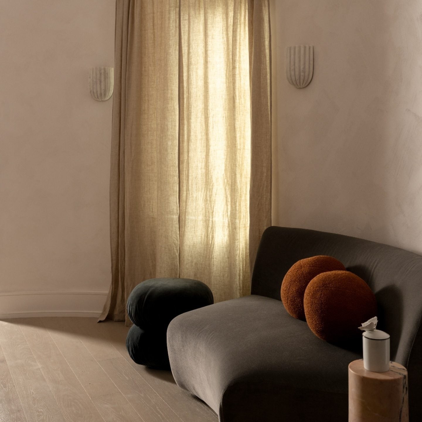 Ariel wandlamp met ribbels HL3228