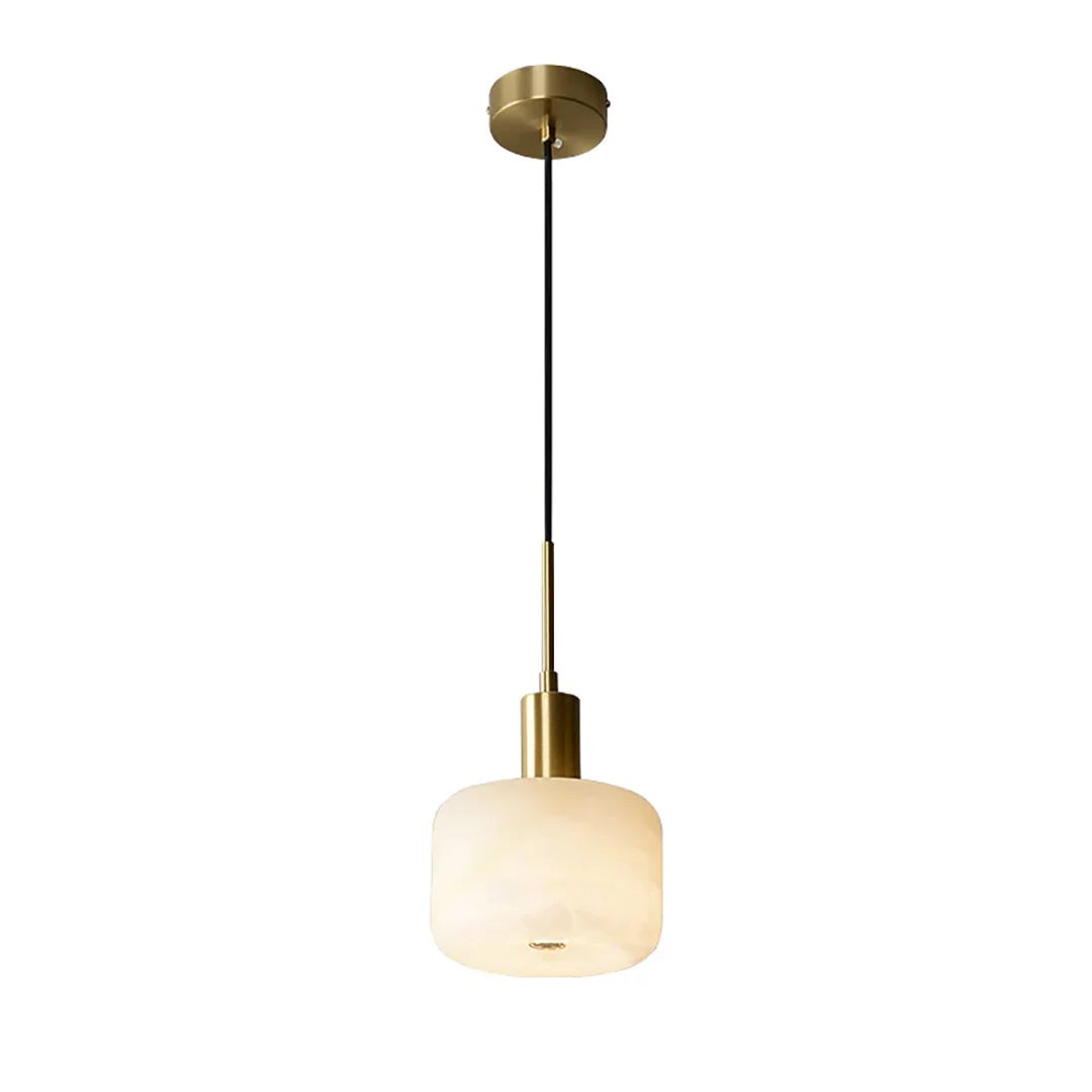 Velia Acorn Alabaster Minimalistische Hanglamp HL3497