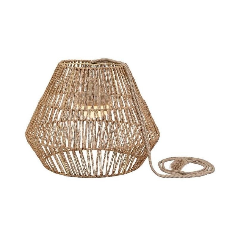 Sisine LED rustieke rotan hanglamp
