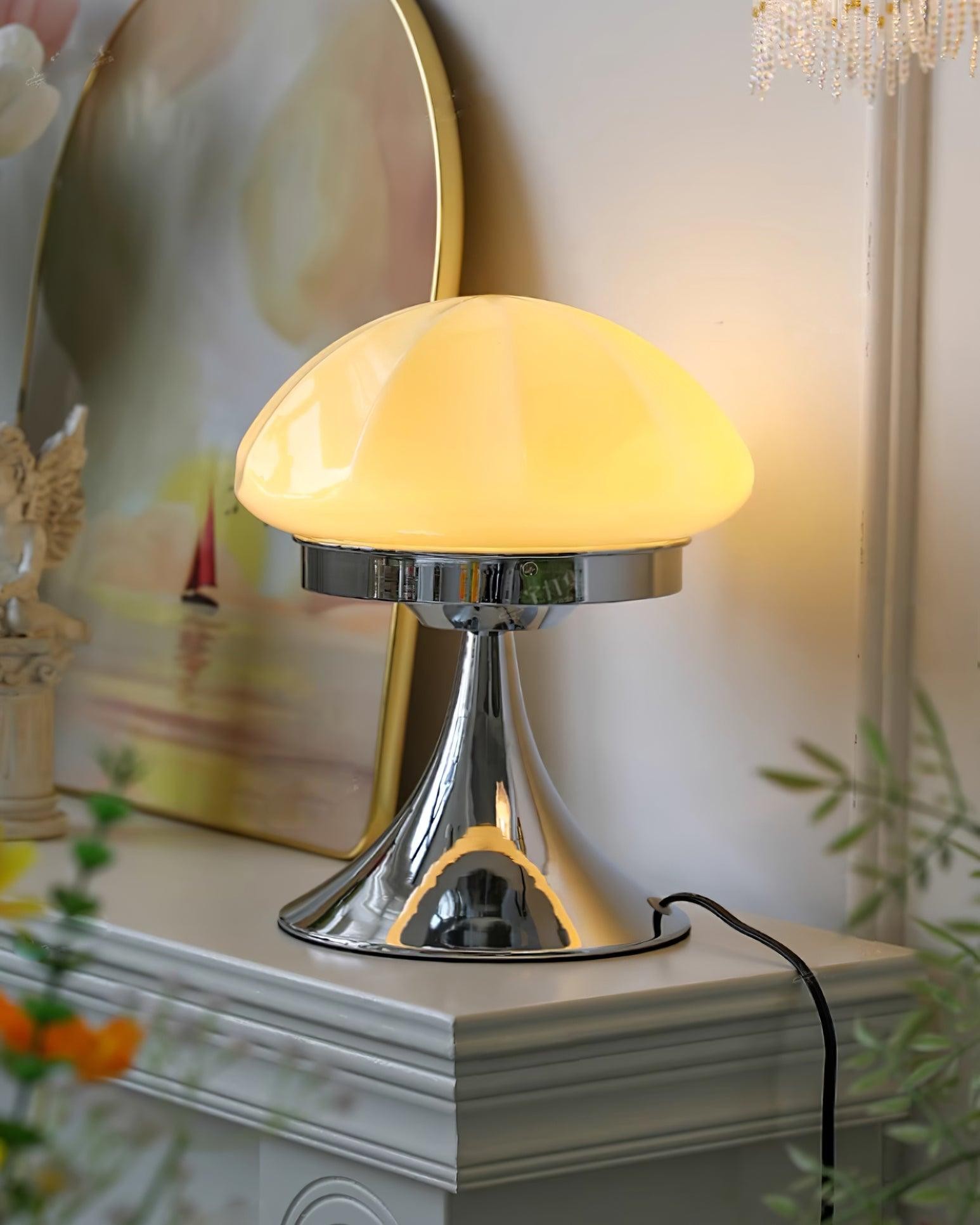 Bauhaus Glazen Tafellamp Voor Slaapkamer HL468