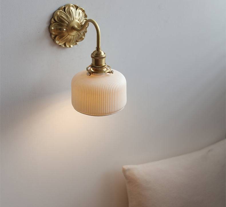 Wandlamp van messingkeramiek HL1790