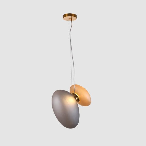 Doorschijnende hanglamp van matglas HL867