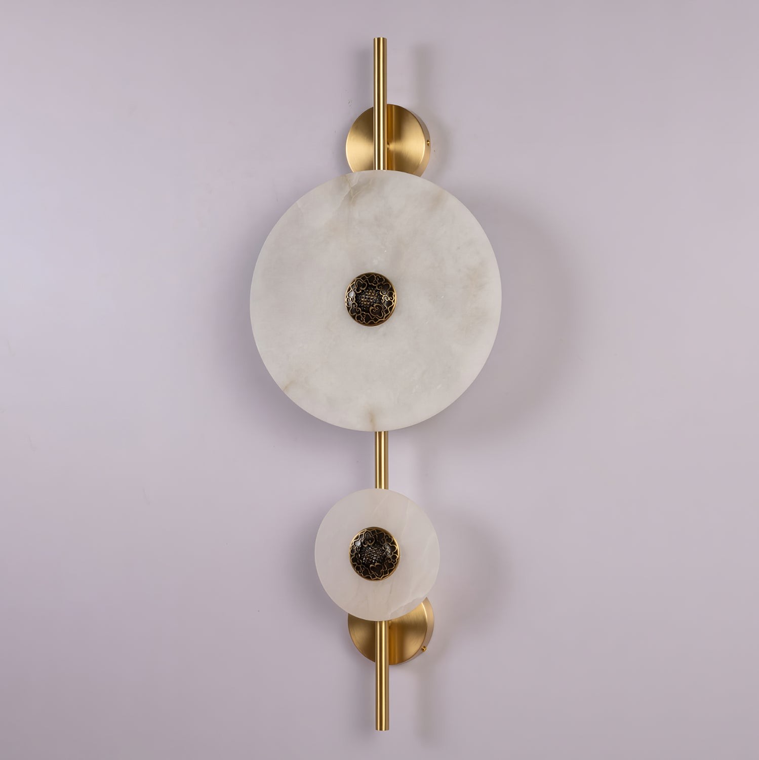 Lichte luxe schijfvormige wandlamp HL346