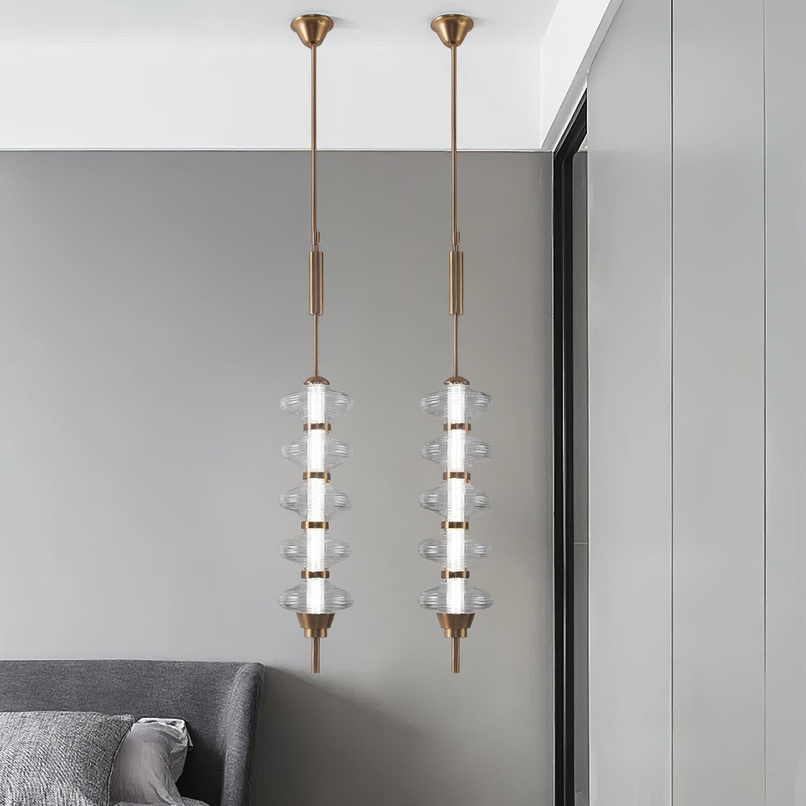 Lichte luxe stijl kalebas hanglamp HL378