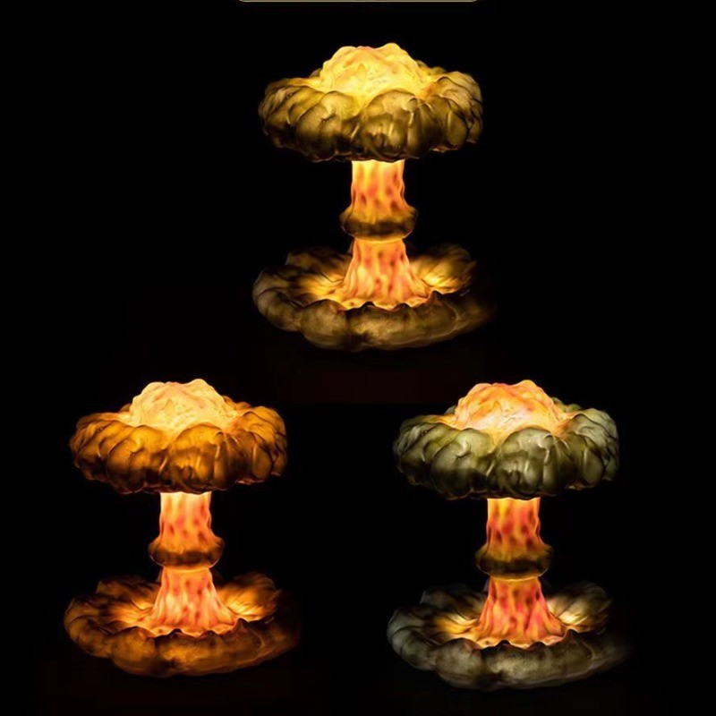 Creatieve 3D-geprinte vliegtuig vuurdraak tafellamp HL336