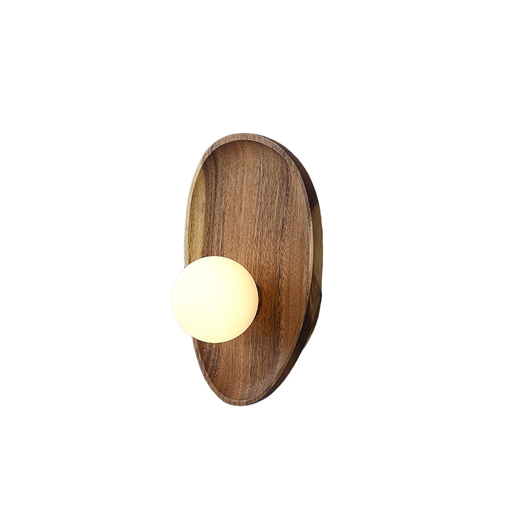 Moderne Minimalistische Curve Houten Wandlamp HL303