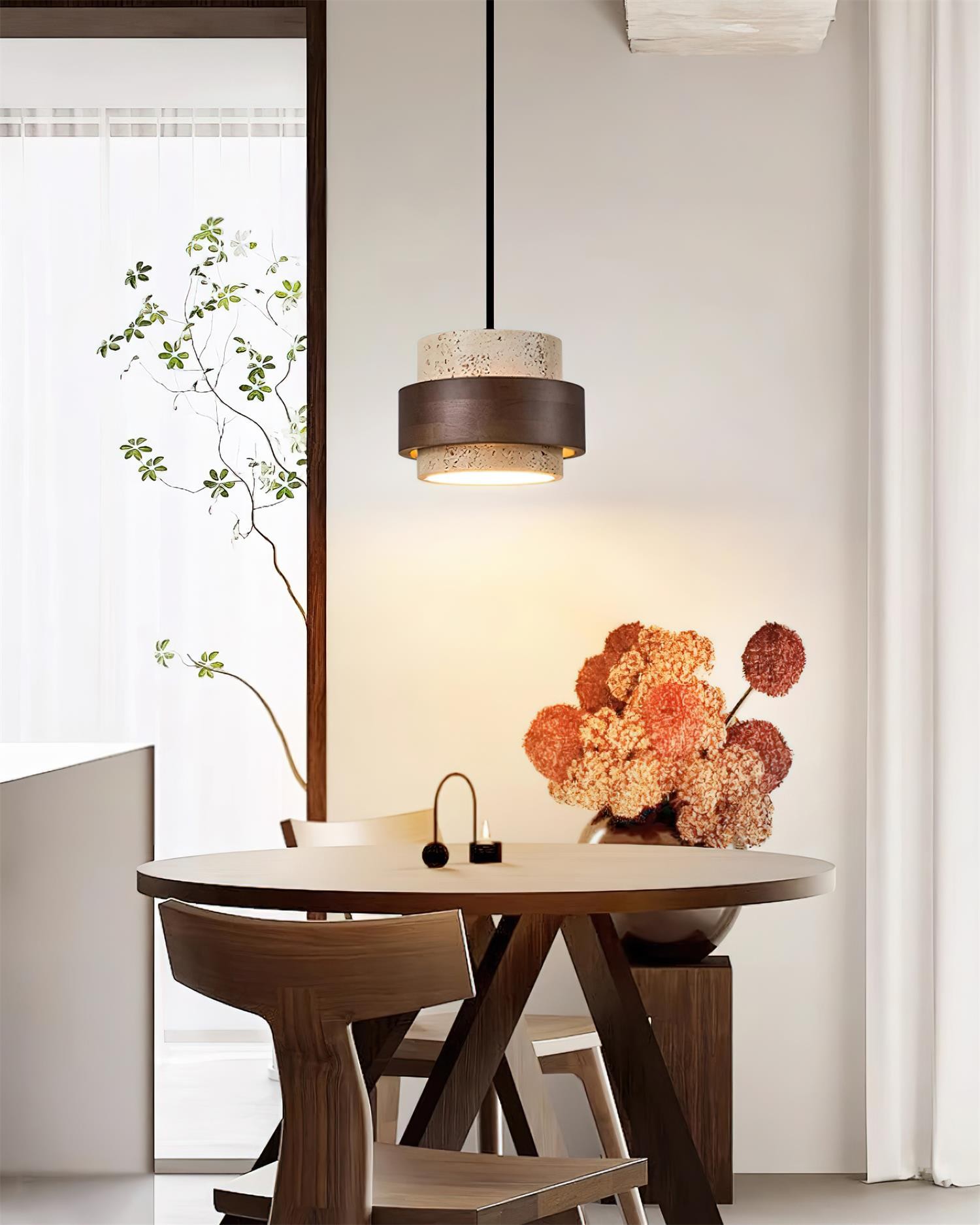 Cilinder Travertijn Hanglamp HL488