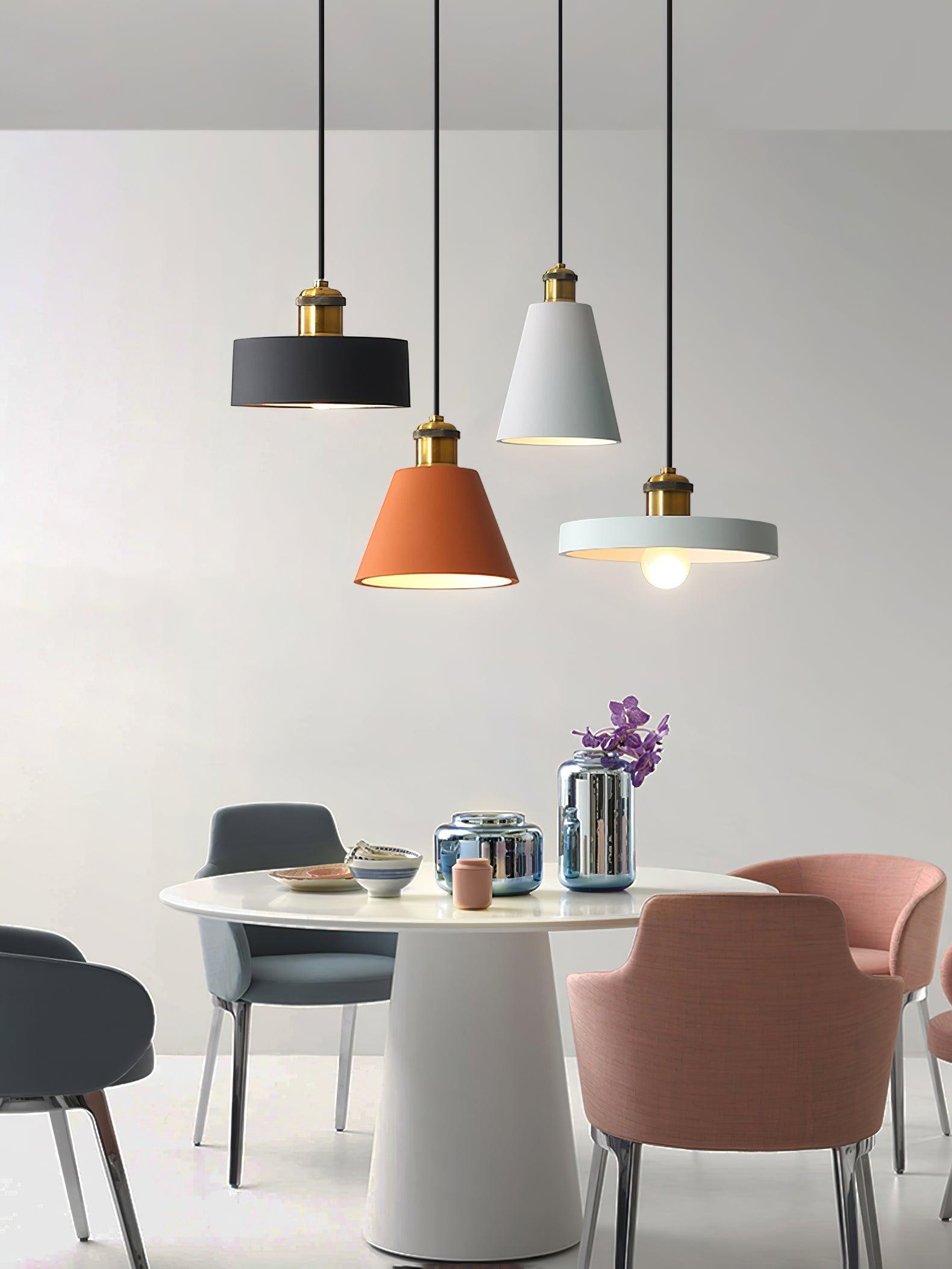 Moderne hars geometrische hanglamp HL787