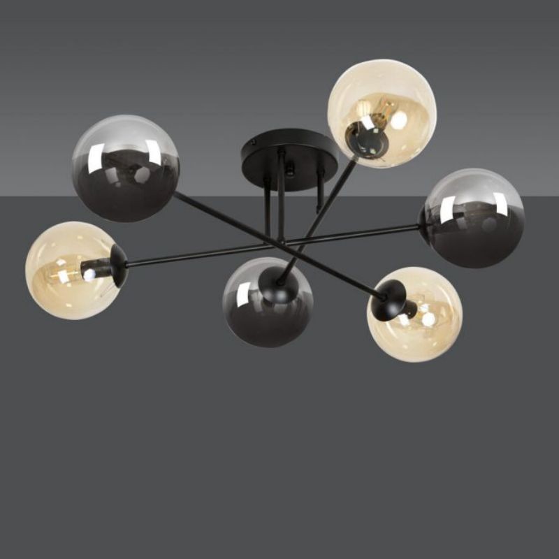 Brendi 6B Glazen Bol Plafondlamp